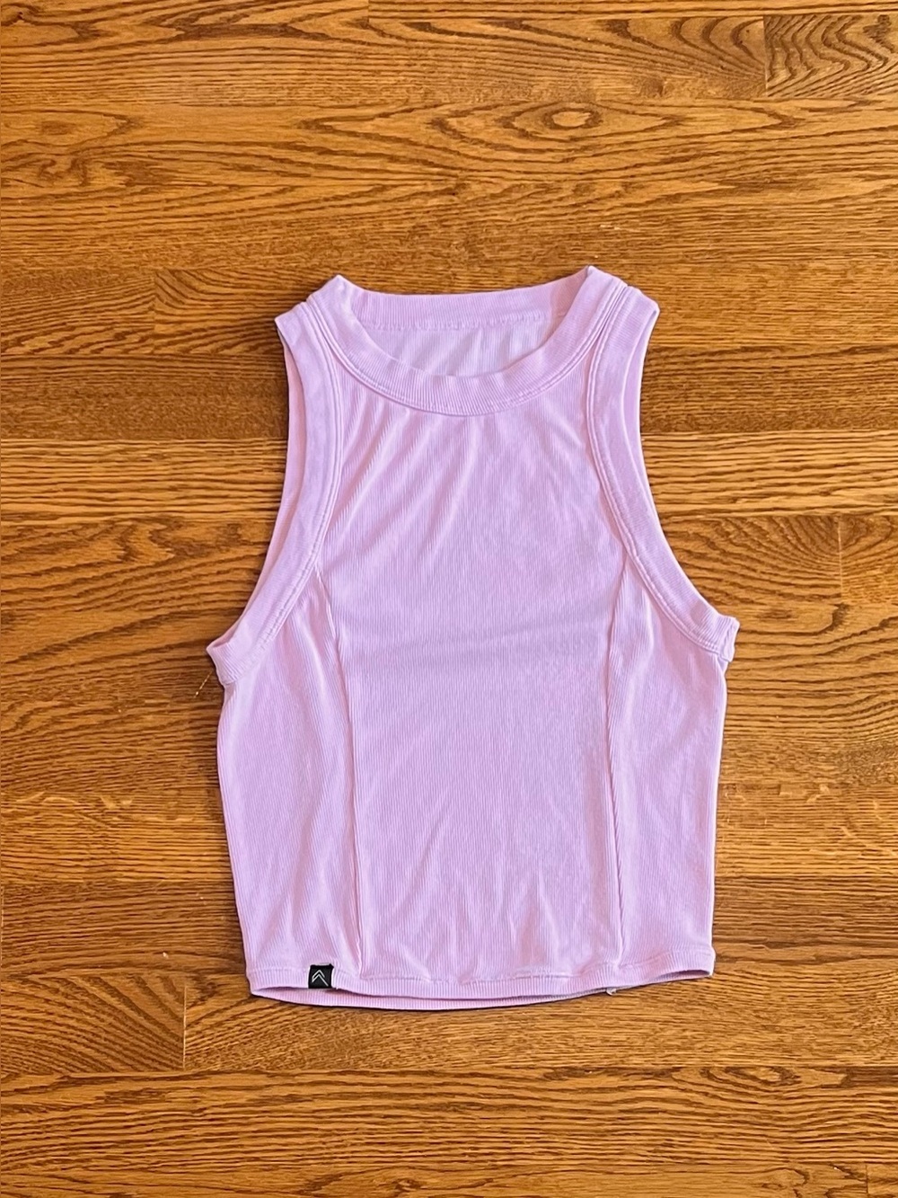 Oner Chalk Pink Mellowrib High Neck Tank Top
